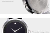 Reloj De Cuarzo Para Hombre SINOBI Original Con Correa De Cuero Moda Y Diseño Simple Resistentes Al Choque Y Al Agua - details 11