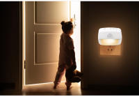 Lámpara Nocturna LED Con Sensor De Movimiento EU/US Enchufe 85-265V Pir Inducción Humana 3 Colores Para Dormitorio - details 8