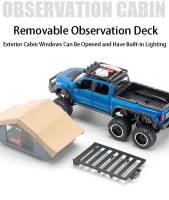 Coche De Juguete a Escala 1:24 Raptor F150 Con Luz Y Sonido 5 Puertas Abiertas Modelo De Metal Para Niños Regalo De Colección - details 8