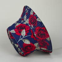 Gorro De Pescador Vintage Rosa Moda Artística Con Estampado De Floreros Protección Solar Elegante Y Inteligente Para Damas Viaje - details 4