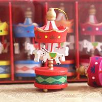 Caballito De Carrusel De Madera Para Adornos Navideños Colgantes Para Árbol De Navidad Regalo De Año Nuevo Juguete Para Niños Decoración De Fiesta En Casa - details 3