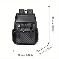 Mochila De Moda Casual Y Empresarial Para Hombres, Con Gran Capacidad Para La Escuela Y Almacenamiento De Portátil - details 0