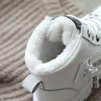 Botas De Nieve Para Mujer Botines De Piel Sintética Cálidos Y Confortables Zapatos Casuales Con Plataforma Talla Grande 45 - details 5