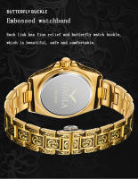 Reloj De Pulsera Masculino ONOLA Vintage Resistente Al Agua Con Correa De Acero Original Moda Casual Lujo Dorado Relogio Masculino - details 9