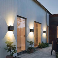Lámpara De Pared LED Impermeable IP65 6W/12W Para Exterior Y Interior Iluminación De Jardín Patio Puerta Y Decoración De Dormitorio Sala De Estar - details 7