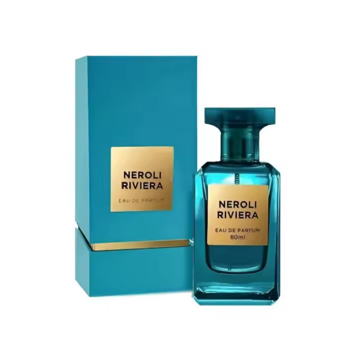 Perfume Árabe Fragrance World Neroli Riviera EDP 80ml, fragancia unisex cítrica y floral de lujo atemporal - 1