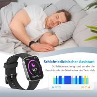 Reloj Inteligente Mujer Hombre, 1.85" Smartwatch con Llamadas Bluetooth, 140+ Modos Deportivos Smart Watch con SpO2/Pulsómetro/Monitor de Sueño/Podómetro, Impermeable IP68 Smart Watch Para Android iOS - details 5
