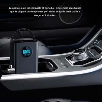 Compresor de Aire portátil, Batería de 1800 mAh 5C * 2 mini Bomba de Aire Eléctrica, Bomba de Bicicleta Eléctrica con Pantalla de punto, inflador de neumáticos de coche recargable, adecuado para Bicicletas, motortetas, scooters, Bolas SY - details 2