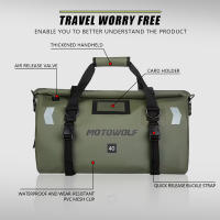 Bolsa De Pared Trasera Impermeable Para Motocicleta Viaje Exterior Equipaje Seco Bolsa De Manillar 40/66 Motorbike Luggage Backpack - details 12