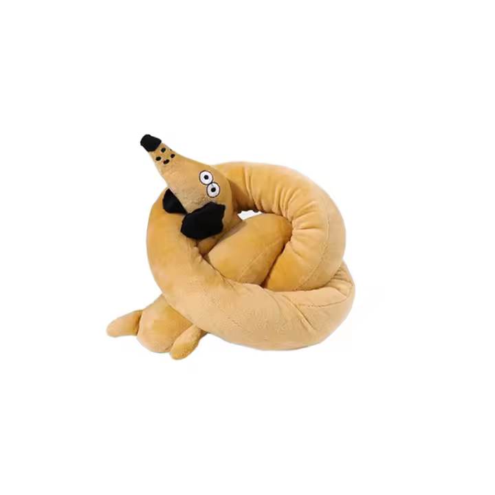 Juguete De Perro Creativo En Forma De Salchicha De 100CM Peluche Sonido Squeaky Juguete Masticable Para Dientes Juguete Interactivo Para Jugar - 1