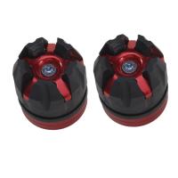 Protector De Caída Para Manillar De Motocicleta 2pcs Antechoques Delantero Y Trasero Protector De Rueda De La Horquilla Accesorio De Motocicleta - details 4