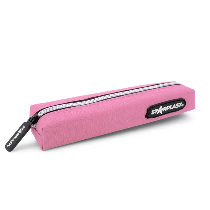 Starplast Estuche de 1 Cremallera Fino - Estuche de Tela, Resistente, Portatodo, Uso Escolar - 1