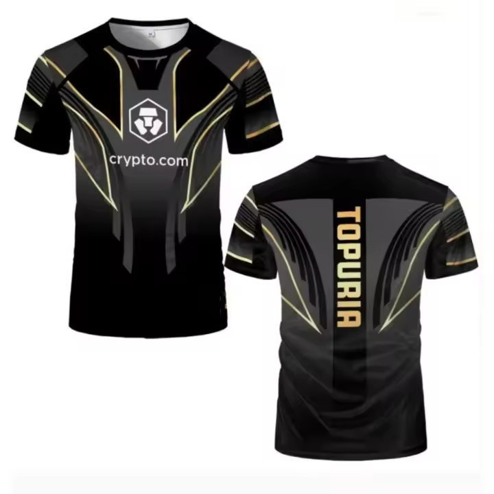 Camiseta De Competencia De Verano Para Hombres Y Mujeres Estampado 3D Cuello Redondo Deporte Al Aire Libre Manga Corta Transpirable - 1