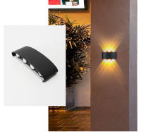Luz De Pared LED Iluminada Hacia Arriba Y Abajo Impermeable Para Interior Y Exterior Iluminación Para Dormitorio Sala De Estar Pasillo - details 1