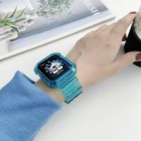 Carcasa Transparente + Correa Para Apple Watch Series 9 8 7 6 SE 5 Compatible Con Iwatch 3 Correa De Plástico 38mm 40mm 42mm 44mm 45mm 49mm - details 6