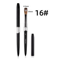 Cepillo De Uñas Kolinsky Sable 1PC Para Gel UV Acrílico Dibujo De Uñas Pincel Para Polvo Líquido Y Carving Pen DIY - details 8