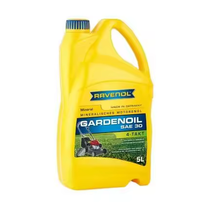 RAVENOL 4-Takt Gardenoil - 5 L  Aceite para cortadoras de césped de 4 tiempos - 1