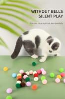Juguete Interactivo Para Gatos 20PCS Set Con Pistola De Juguete Y Bolas De Peluche Alcanza Altos Niveles De Diversion Silenciosa Y De Alta Rebound Para Entretener a Los Gatos - details 3