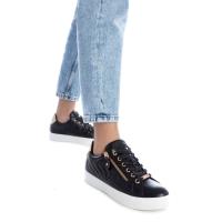 XTI 141579 Zapatillas deportivas mujer 30705 23I CASUAL CORDON Y CREMALLERA NEGRO - details 1
