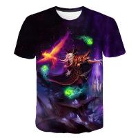 Camiseta De Moda Casual Para Hombre Y Mujer World of Warcraft 3D Printed Harajuku Oversized Tees Tops De Polyester Para El Verano - details 15