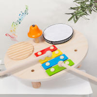 Juego De Música Para Bebés Y Niños Tabla De Música Multifuncional De Madera Set De Batería Educativo Juguete Musical Para Niños Regalo Para Bebé - details 31