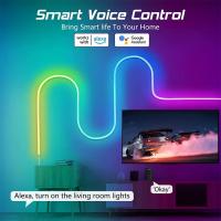Tira De Lámparas LED Neón Con Silicona TUYA 5-24V 84LEDs/M Con Sincronización De Música RGBIC Dreamcolor Para Habitación - details 9