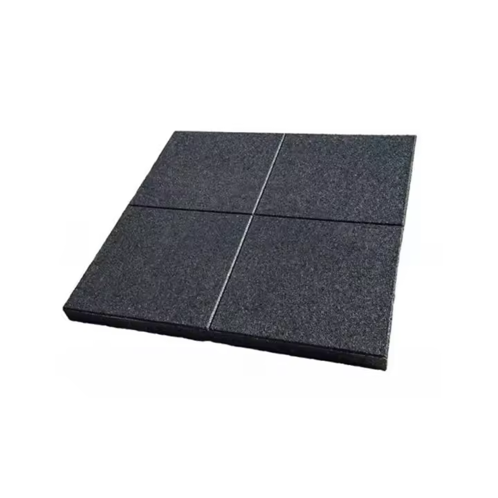 JARDIN202 - Loseta de Caucho Negra | Especial para Gimnasios | Suelos Infantiles | Fitness | Antivibracion- 40 mm 1x1m - 1