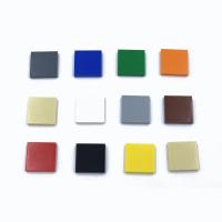 Bloques De Construcción DIY 50pcs 2*2 Figura De Azulejos Cerámicos 2x2 Juguetes Educativos Creativos MOC Bloques Planos 3068 Para Niños De 6 a 12 Años - details 5