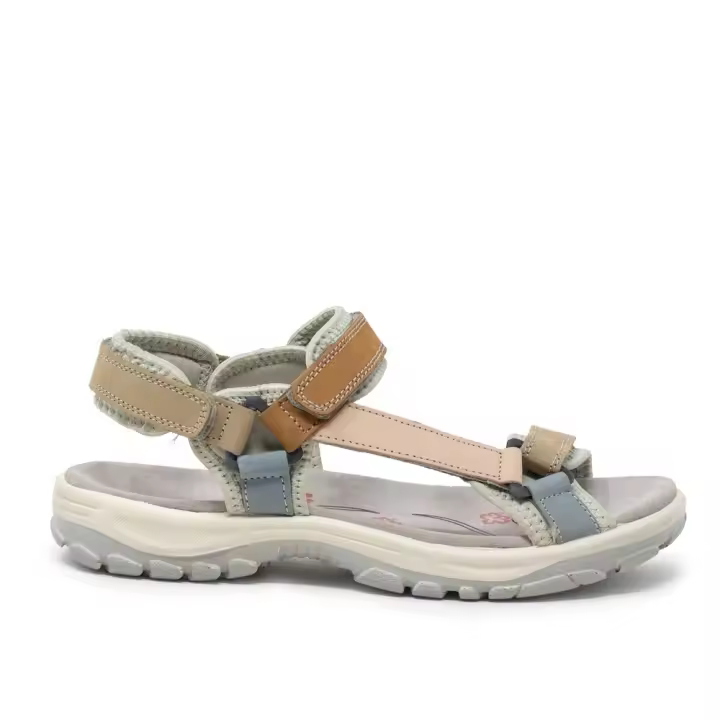 GALLEN 386 Sandalias planas de Mujer  CALIFORNIA TIRA LATERAL MULTICOLOR - 1