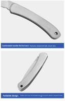Cuchillo De Bolsillo De Acero Inoxidable Plegable Herramienta EDC Pequeña Cuchillo De Sobrevivencia Para Abrir Cajas De Entrega Express - details 5