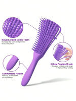 Cepillo De Pelo Con 8 Garfios De Octopus Limpieza Profunda Masaje Capilar Anti Estático Para Cabello Enredado Herramientas De Peinado - details 3