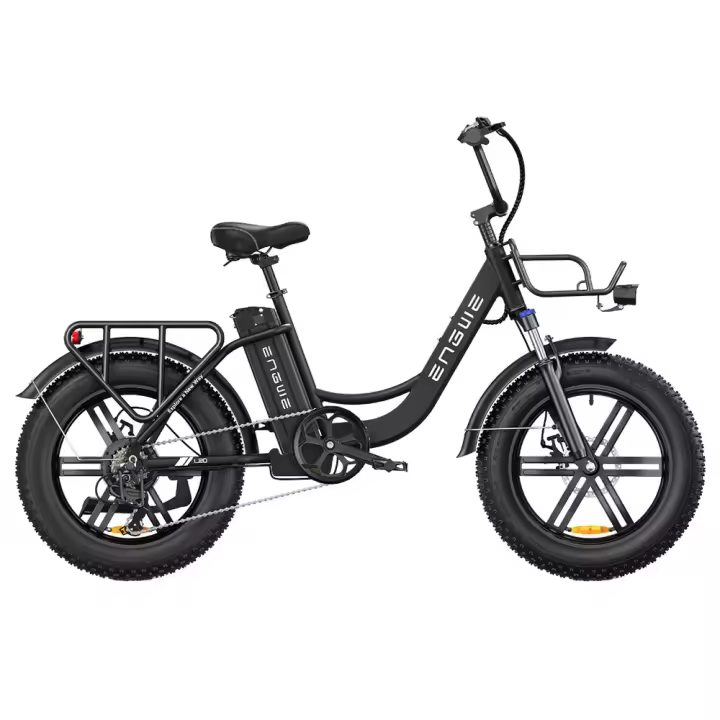 ENGWE Bicicleta Electrica para Adultos, 20 * 4.0 Fat Tire Step-Through E-Bike para Mujeres - Bateria 48V 13A - 7-Velocidades - Amortiguador Dual - para Desplazamientos y Excursiones L20 - 1