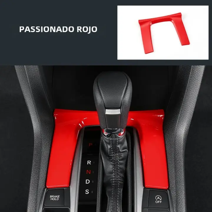 Pegatina Decorativa Para Panel De Marchas De Civic Sedan Hatchback De HONDA 2016-2021 Accesorios Para Automóvil - 1