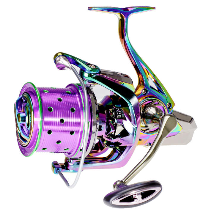 Carrete De Pesca Spinning 2022 25KG Max Drag 18+1BB Cuerpo Metálico Todo Metal Para Agua Dulce Y Salada LS8000-12000 Con Carrete