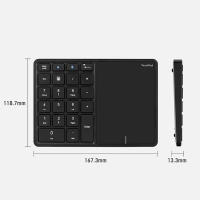 Teclado Numérico Inalámbrico USB+Bluetooth Con Touchpad Para Mac OS Windows IOS 22 Teclas Compatible Con Digital Keyboard - details 2