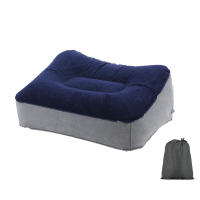 Almohada De Pie Inflable Para Viaje Y Oficina Almohada De Descanso Para Pies Con Soporte De Pierna Rectangular De Poliéster 100% - details 10