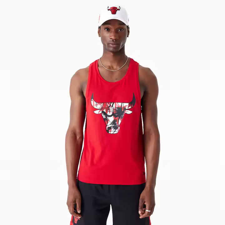 NO Camiseta de Tirantes New Era NBA Chicago Bulls - Árbol de Palma - 1