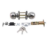 Perilla De Puerta Rotativa De Aleación De Aluminio 1 Pieza Con Llave Para Habitaciones Salones Baños Montaje Fácil 35-45mm - details 1