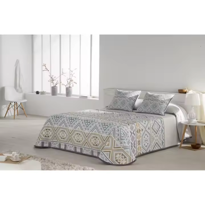 JVR - Espectacular colcha  modelo DION - Tejido Jacquard Pique - Fabricado en España - Cama 90/105/135/150/160/180 - 1