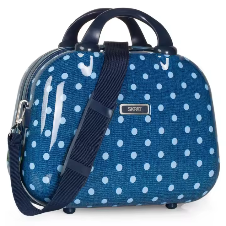 Neceser Skpat Topos Azul - Compartimento con Cremallera - 1