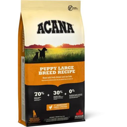 Acana Pienso para Cachorros de Raza Grande de Pollo - 17 Kg