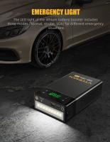 VTOMAN X1 Arrancador de Coche con Compresor de Aire de 100PSI, Arrancador de Coche de 2500A de Pico, Caja de Batería de Litio de 12V, LED de 400 Lúmenes, 10 Protección de Seguridad, Banco de Energía Portátil - details 10