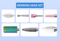 Juego De Brocas Para Uñas Y Cutículas Cerámica Diamante Carburo Para Eliminador De Acrílico Gel Manicura Para Hogar Y Salón - details 6