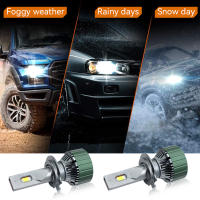 Faros LED H4 H7 H11 M9pro Para Volkswagen Jetta 1997-2019 Lámpara De Niebla Automática Turbo 6000K CANbus Sin Errores Instalación Directa - details 2