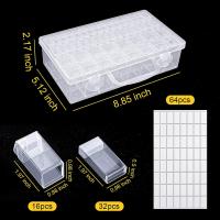 Caja De Almacenamiento DIY Art 5D Caja De Joyería Y Accesorios Para Diamante Pintura Caja De Mosaico Empaque De Plástico - details 13