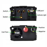 Inversor De Coche 500W/1000W/2000W 12V a 220V Con Cargador USB Conversor De Voltaje DC a AC Eficiencia De Conversión 0.9Hz 50 - details 5
