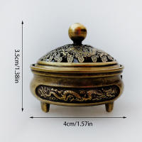 Encendedor De Incienso De Loto En Latón Miniatura Con Buddha Y Flor De Loto Decoración De Hogar Para Budismo Sandalwood - details 13