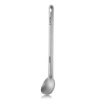 Cuchara De Titanio Lixa Dada Con Manija Larga Para Exteriores Ultraligera De 15g Portátil Para Camping Y Pícnic Sin Despliegue - details 12