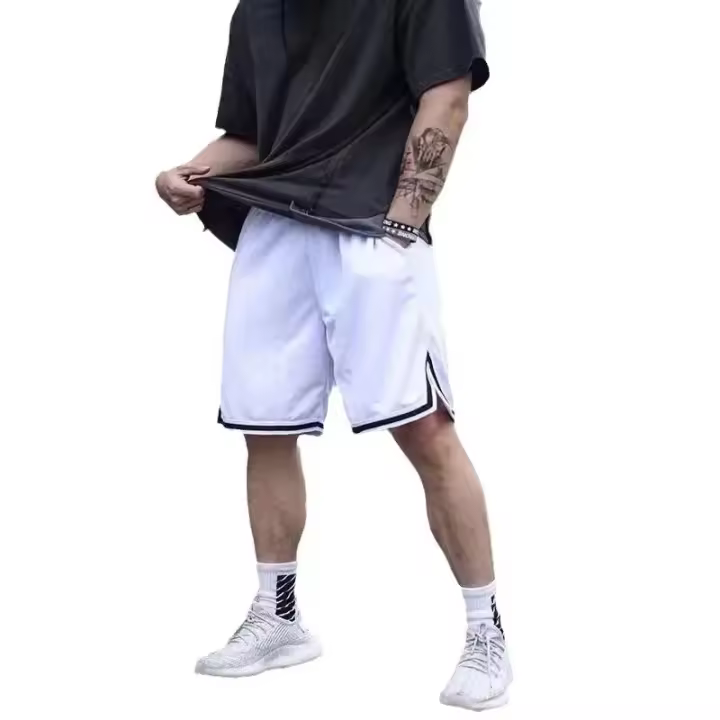 Shorts De Verano Para Hombres Pantalones Deportivos Casuales De Cinco Puntos Tendencia Pantalones De Baloncesto Sueltos Malla Sección Delgada Outer Wear - 1