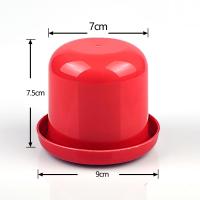 2 piezas taza de dados de plástico taza de sacudida taza de fiesta suministros de juego de dados taza de almacenamiento de dados juguete adivinar dados herramienta de juego para la fiesta familiar bar KTV juego de mesa - details 0